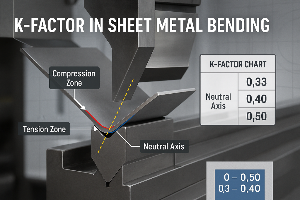 K‑Factor Sheet Metal Chart