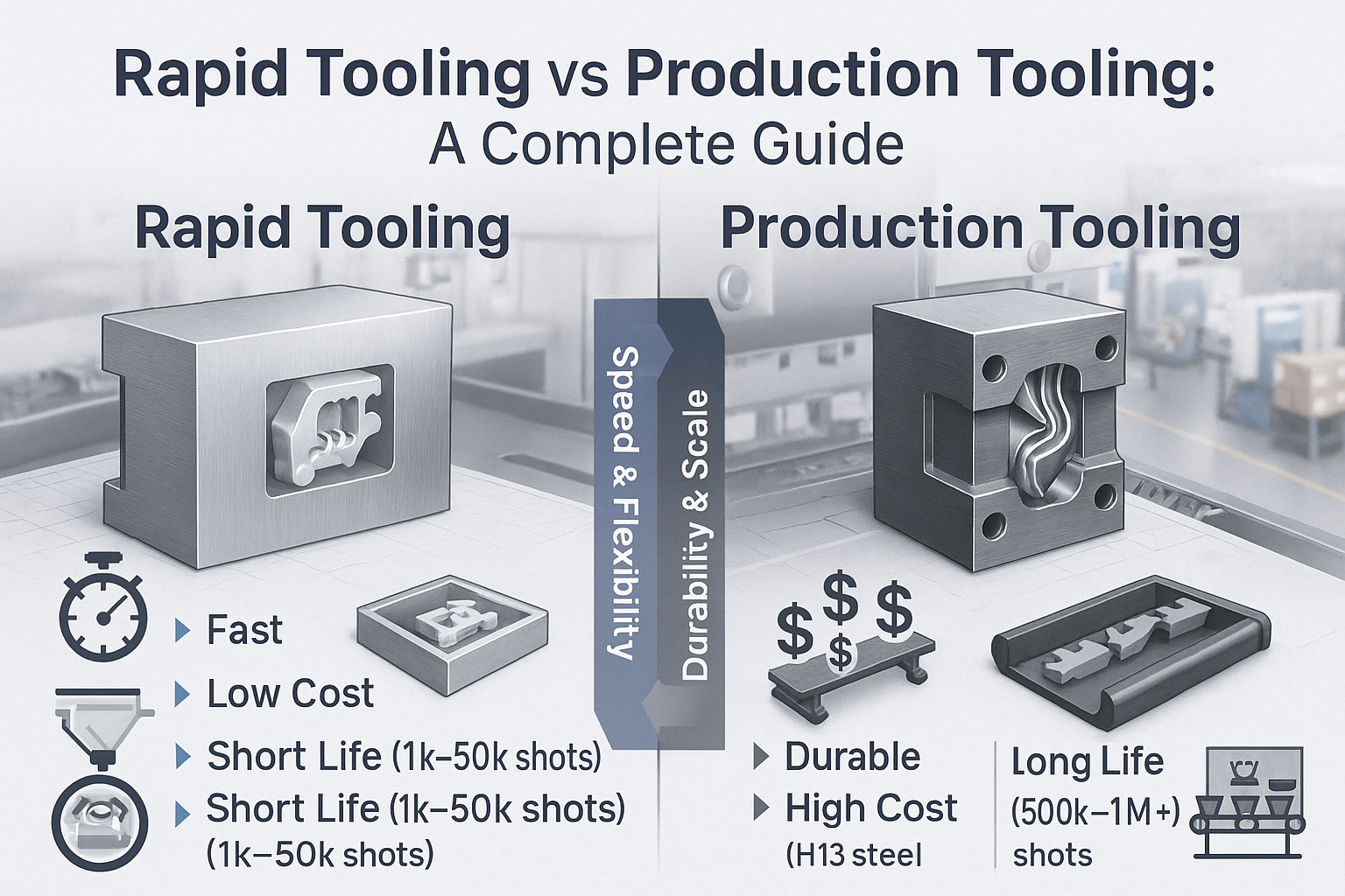ラピッドツーリングと量産ツーリング