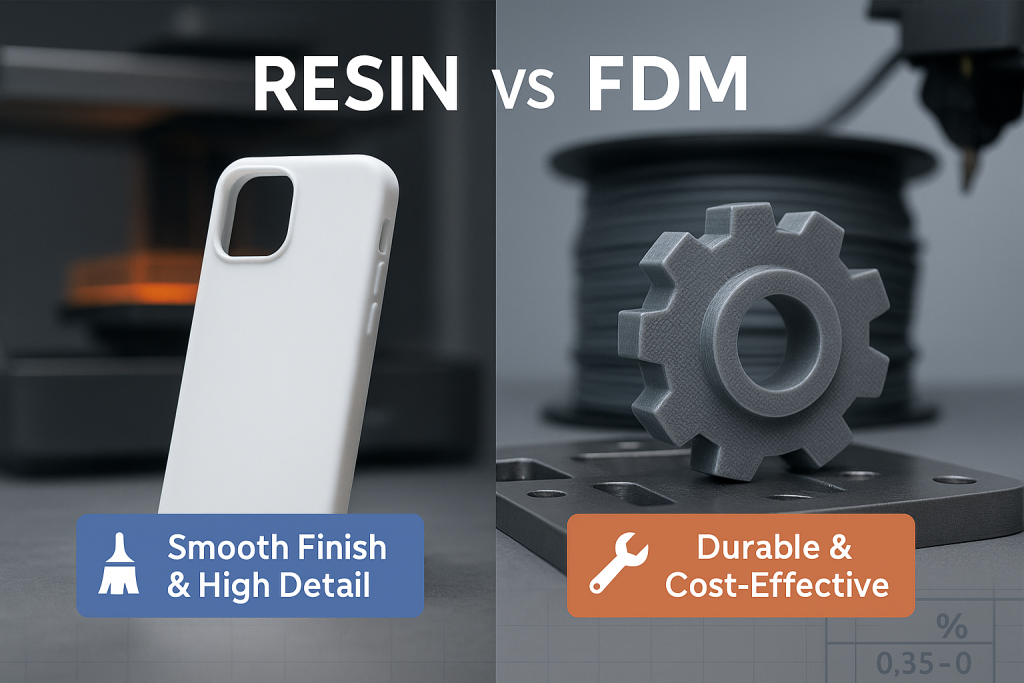 Resin vs FDM 3D Printing for Visual Prototypes