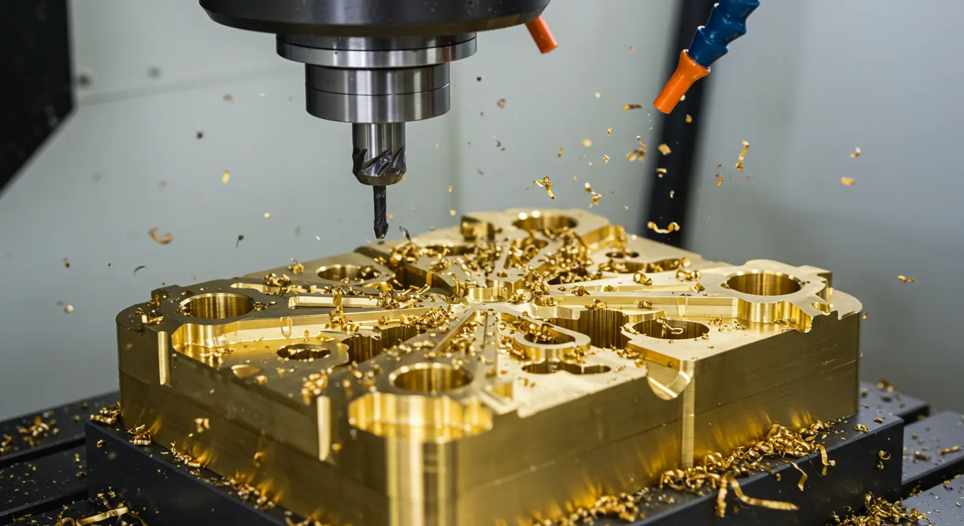 brass parts cnc machining