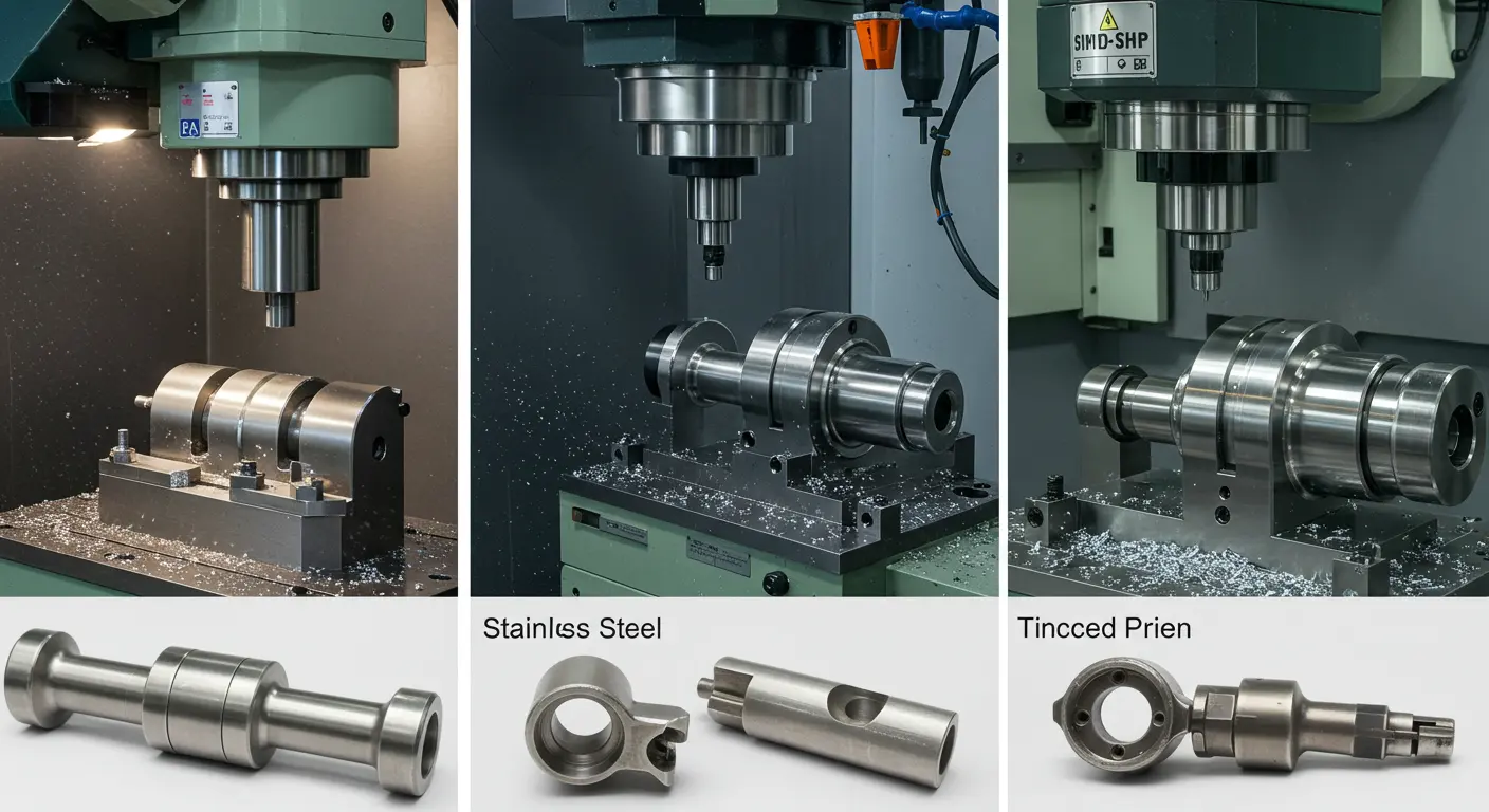 ステンレス鋼部品の機械加工