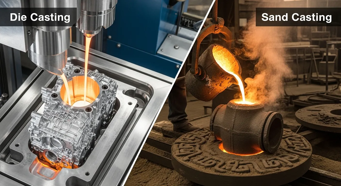 Die casting Vs sand casting