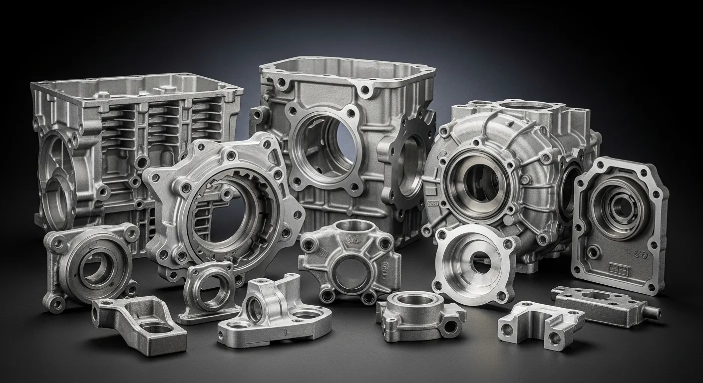 Componentes industriais de fundição sob pressão